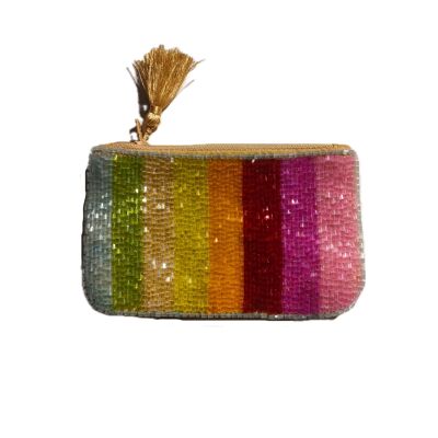 Astuccio con perline arcobaleno “regalo”