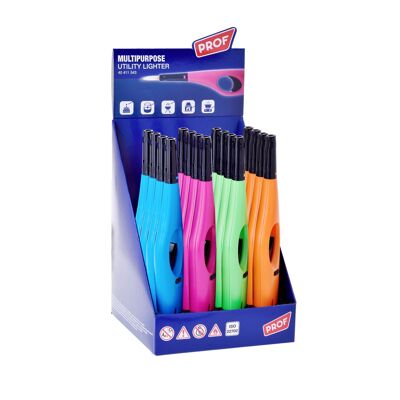 PROF briquet allume tout piezo CANDLEFISH 4 COLORS