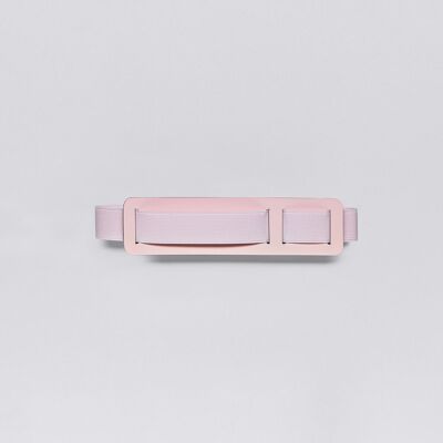 Sangle textile anti-sac à main L - Cuir recyclé rose