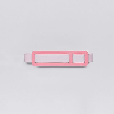 Anti Handbag Textile Strap L - Recycled Leather Bubblegum