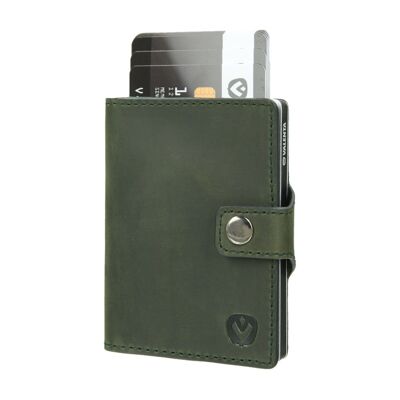 Card Case Wallet Vintage Green