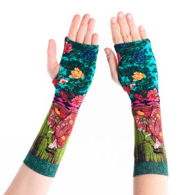 Geisha bamboo mittens