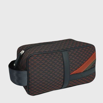 Neceser Bobby Black Brown Khaki