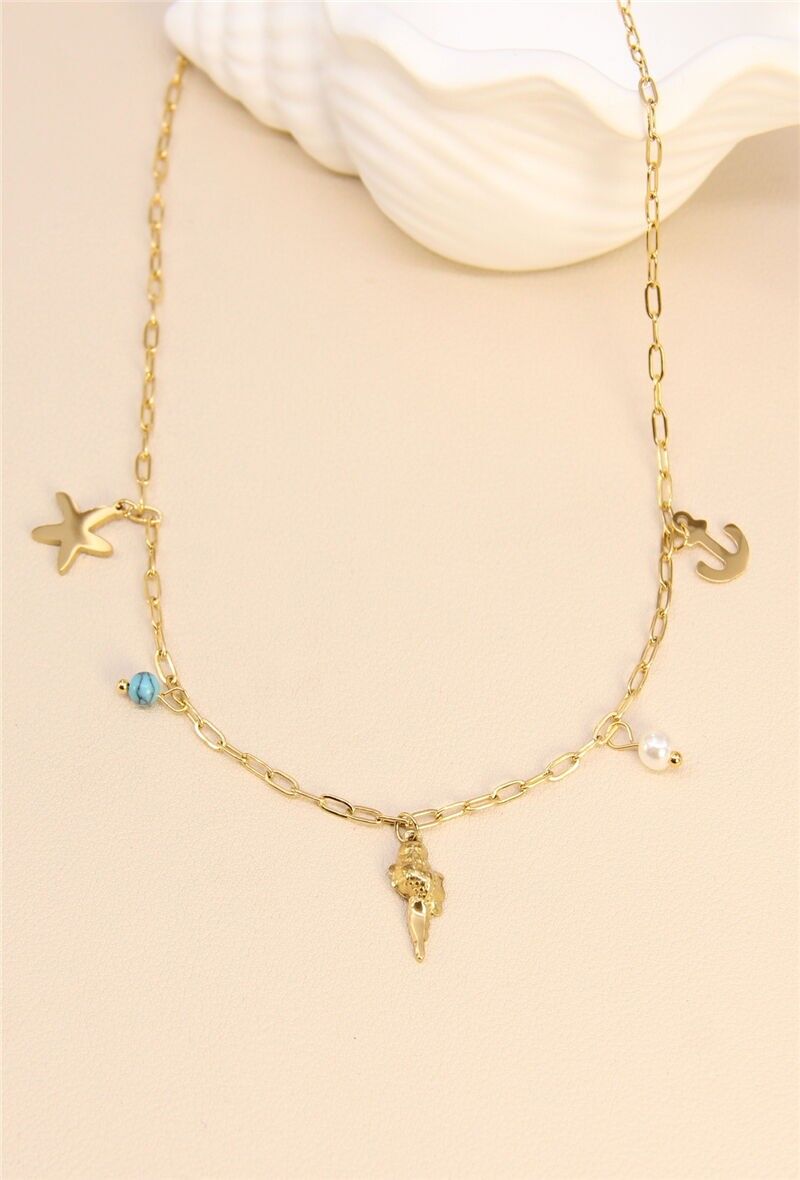 Charm-Halskette aus Edelstahl – moderner und raffinierter Stil