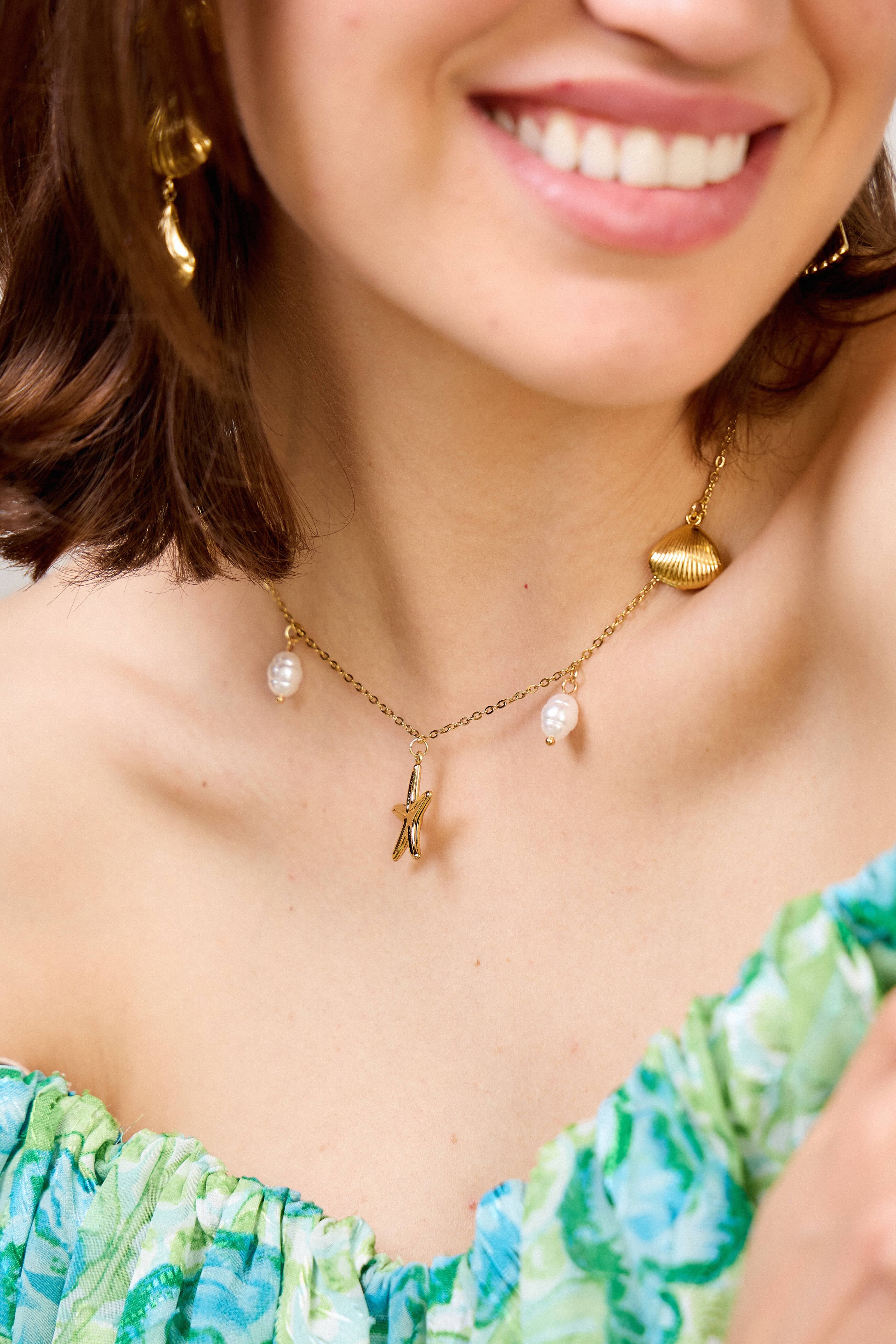 Collier Charm's Étoile de Mer en Acier Inoxydable – Élégance Inspirée de l'Océan