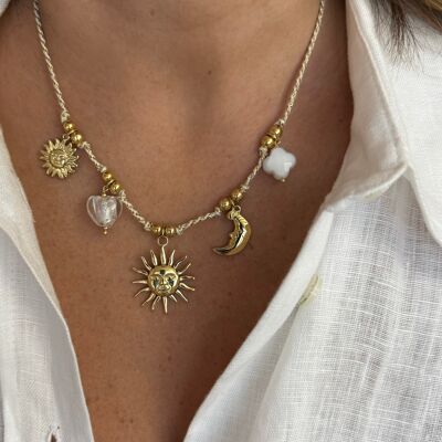 Almée - Multi Tassels - beige or black