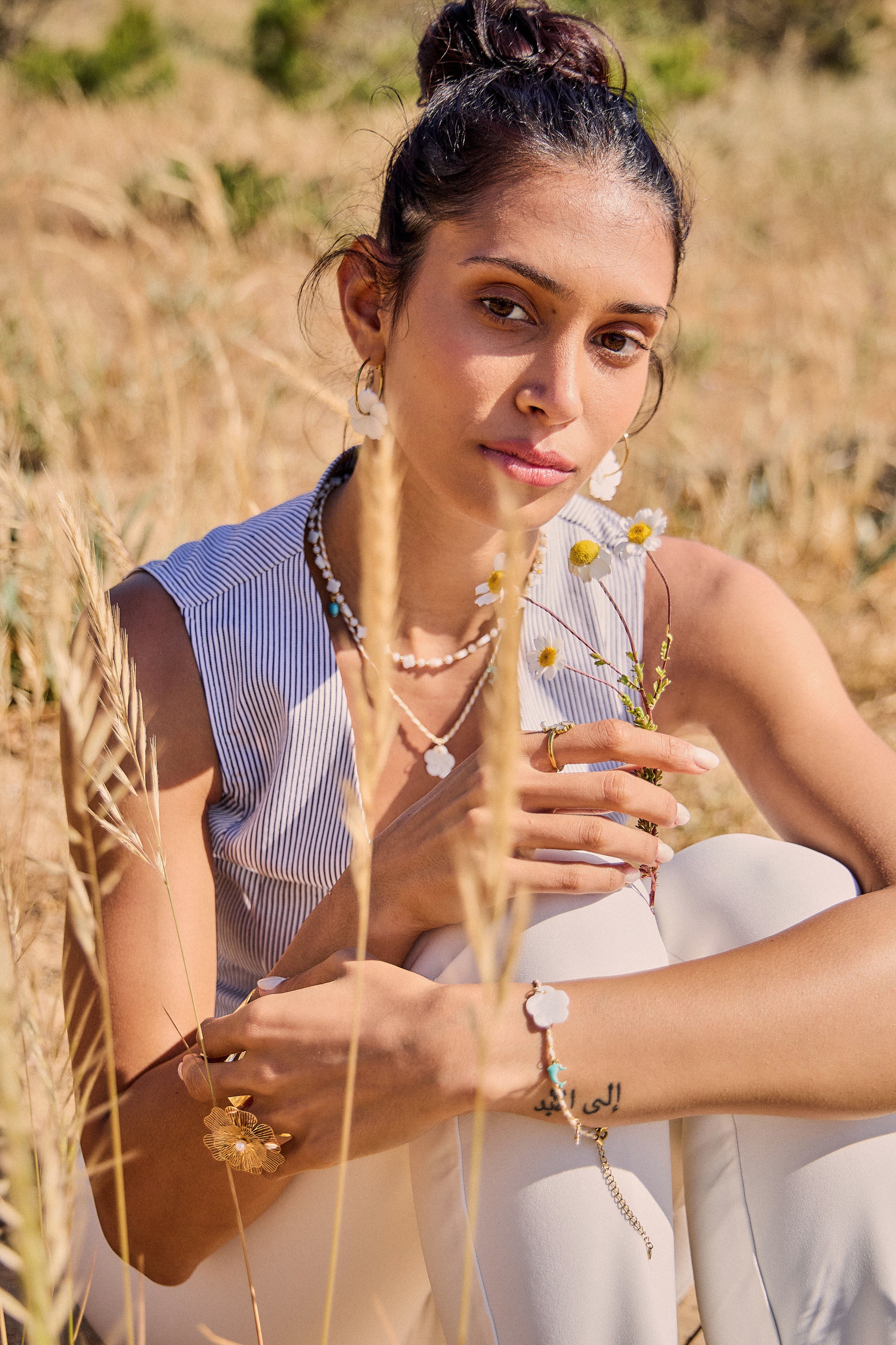Collier Trèfles de Perles – Douceur et délicatesse en acier inoxydable