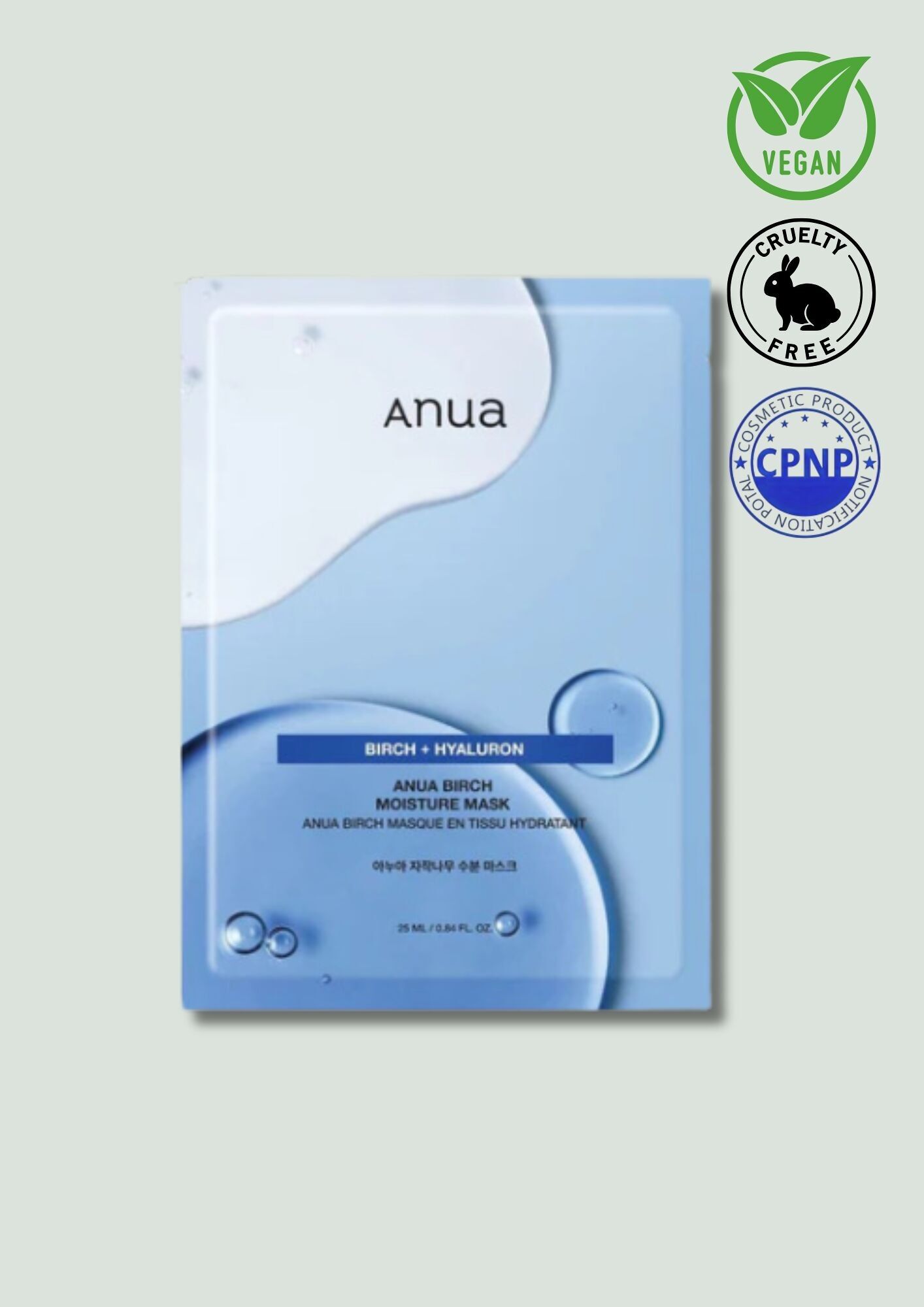 ANUA – Birkensaft-Stoffmaske 25ml