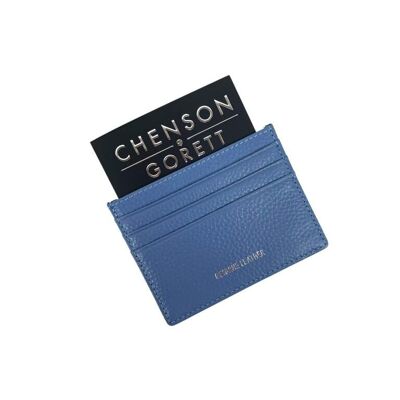 Porte-cartes compact en cuir avec 7 compartiments. Promotion