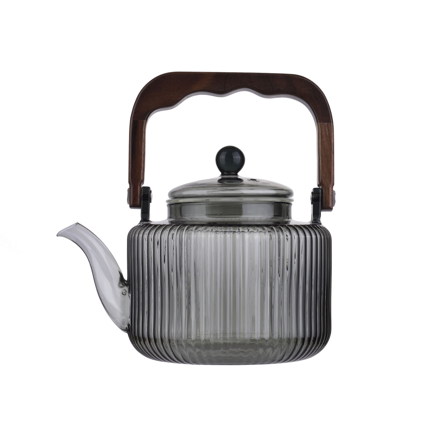 LAGUIOLE Teeservice – Teekanne, Tablett und 2 Glastassen