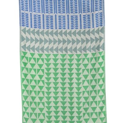 BEACH TOWEL SIVIRI LIME & EUCALYPTUS & PARL.BLUE