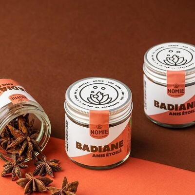 Anice stellato, anice stellato biologico, barattolo grande da 60 ml