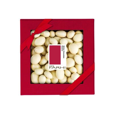 Raisins secs géants enrobés de chocolat blanc, sans huile de palme, 250 g