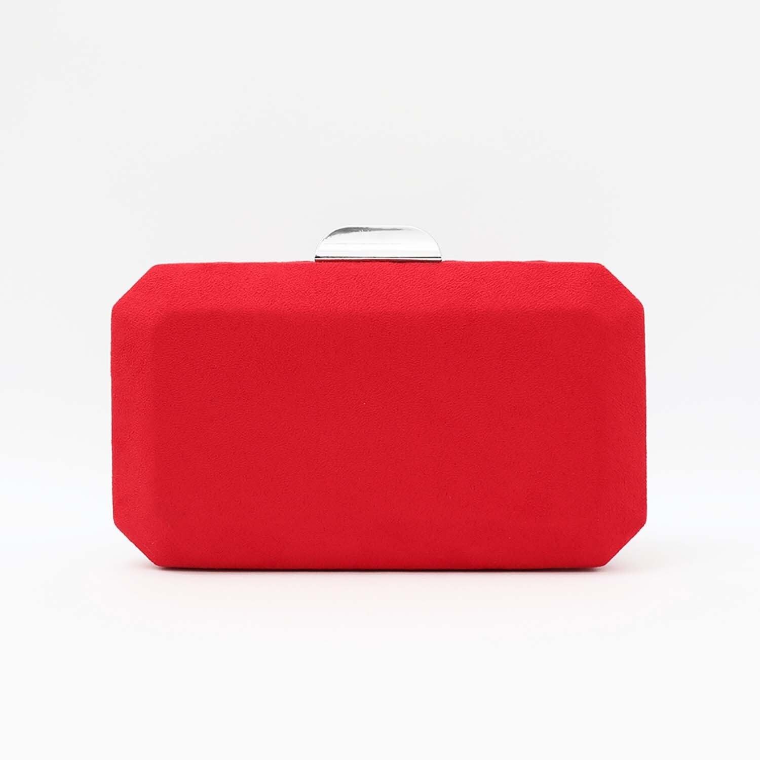 Octogon Geldbörse Silber Rot