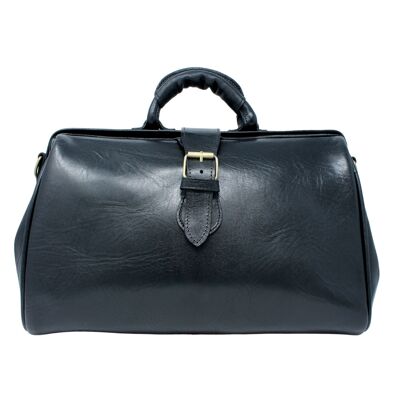 Borsa da medico in pelle per la notte - Nero