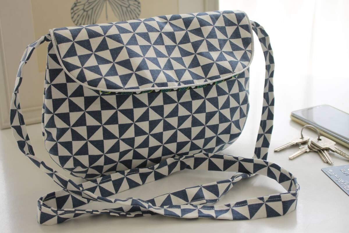 Borsa elica blu Anaé