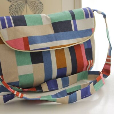Borsa a righe Anaé