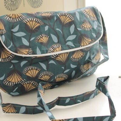 Bolso Anaé con palmeras beige