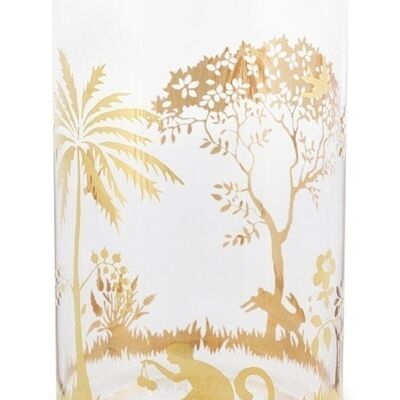 PIP Longdrink Glass La Majorelle Gold Rose Bleu 360ml