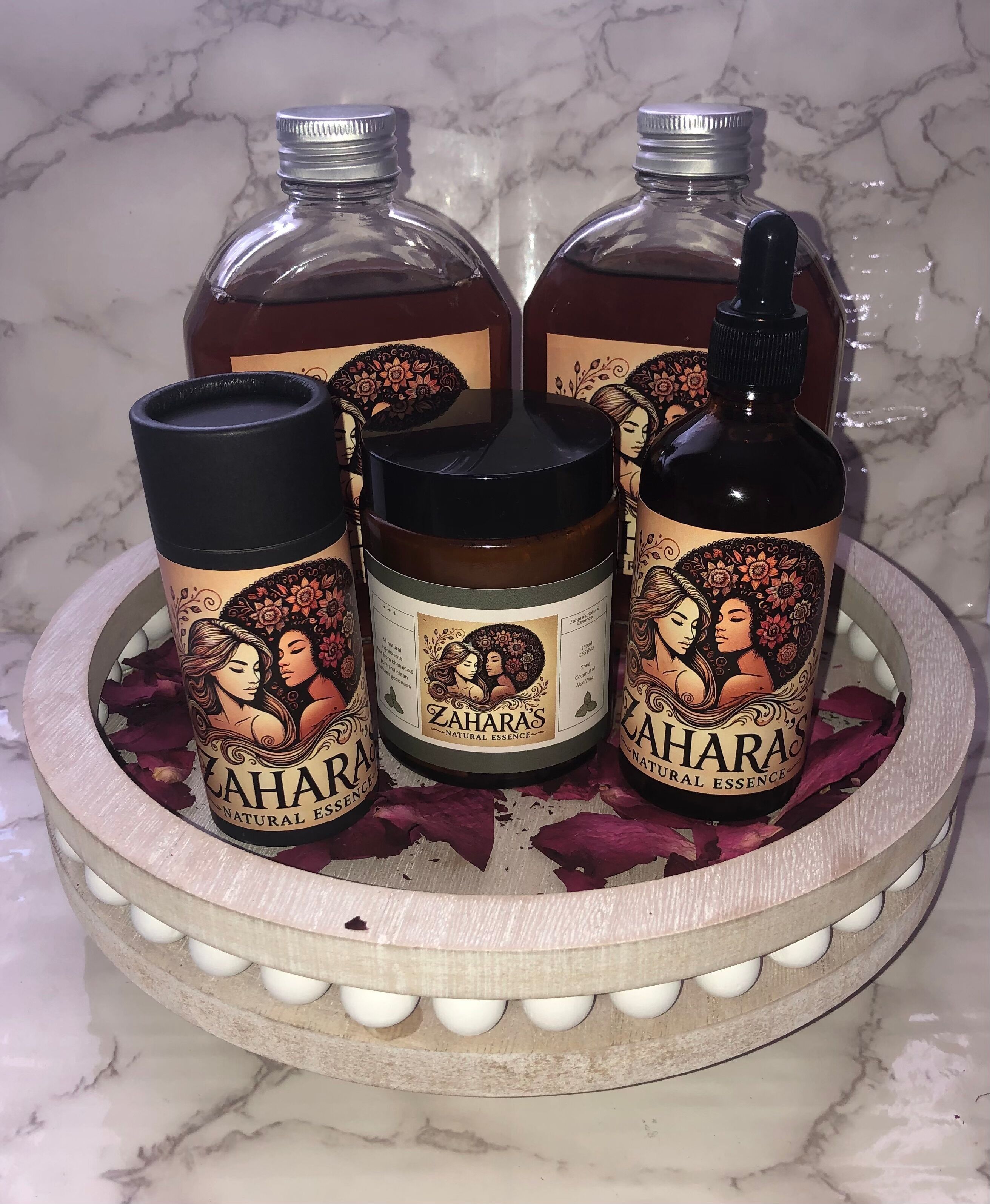 Coffret Découverte 15 Pièces – Soins Naturels pour la Peau et les Cheveux (Beurre de Karité, Huiles Capillaires, Bain de Bouche, Déodorant)