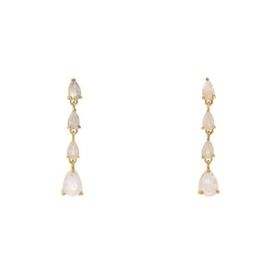 Moonstone Candile Earrings