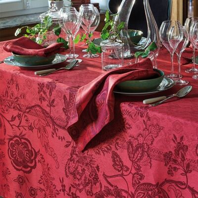 Serviette de table Scarlett Carmin 100% Pur Lin