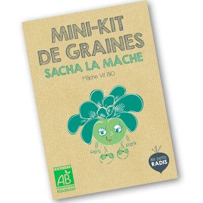 Mini kit di semi biologici di Sacha la mâche