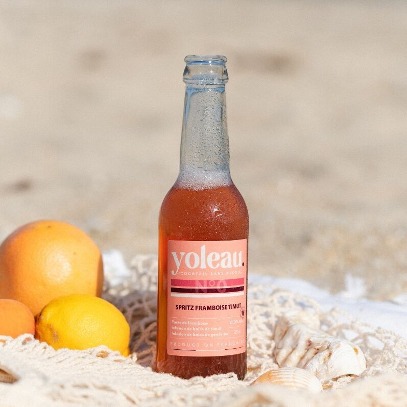 Spritz sans alcool 0,0% framboise-timut