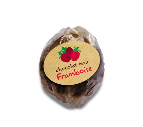 Rocher chocolat/framboise, BIO - 40g