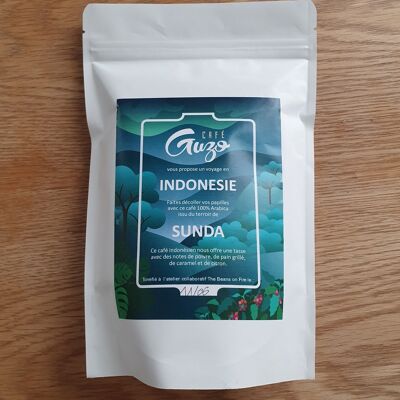 250gr sachet of Indonesian coffee - Sunda / Café Guzo