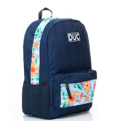 DUC Backpack - Blue Flower
