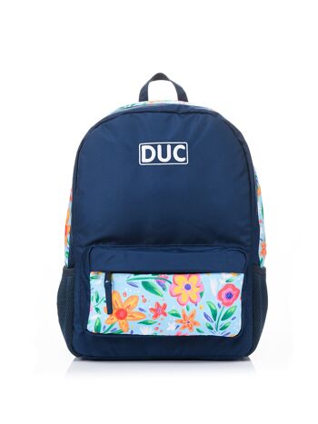 Sac à dos DUC - Fleur bleue 2