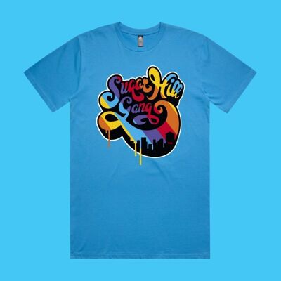 Camiseta azul de Sugarhill Gang