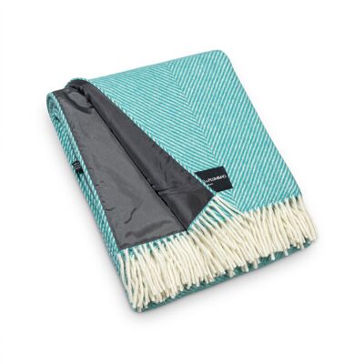 Pure New Wool Picnic Blanket - Cornish Cove - Blanket Only