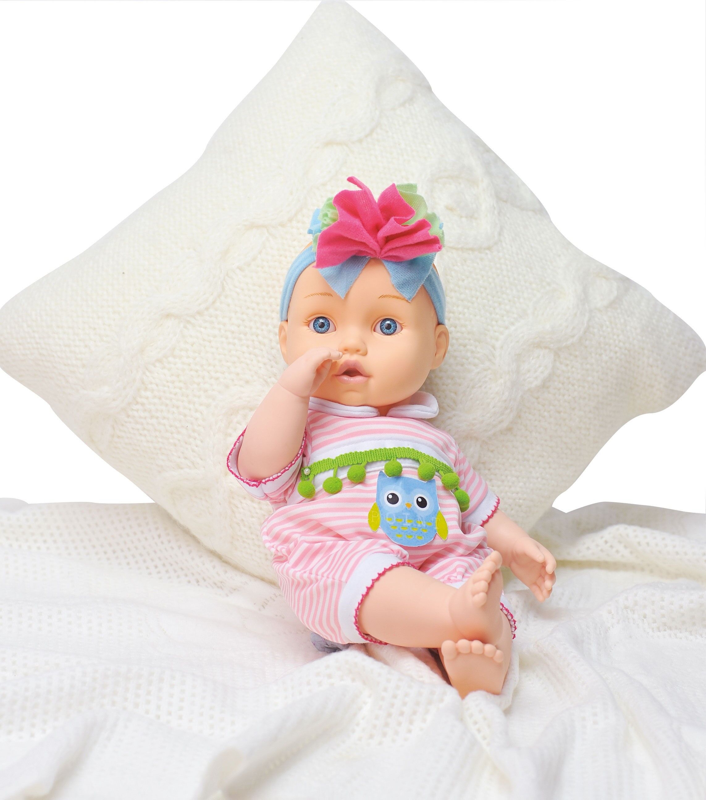 Bambolina Baby Doll - Mangia e parla - 42 cm - Dice 50 parole