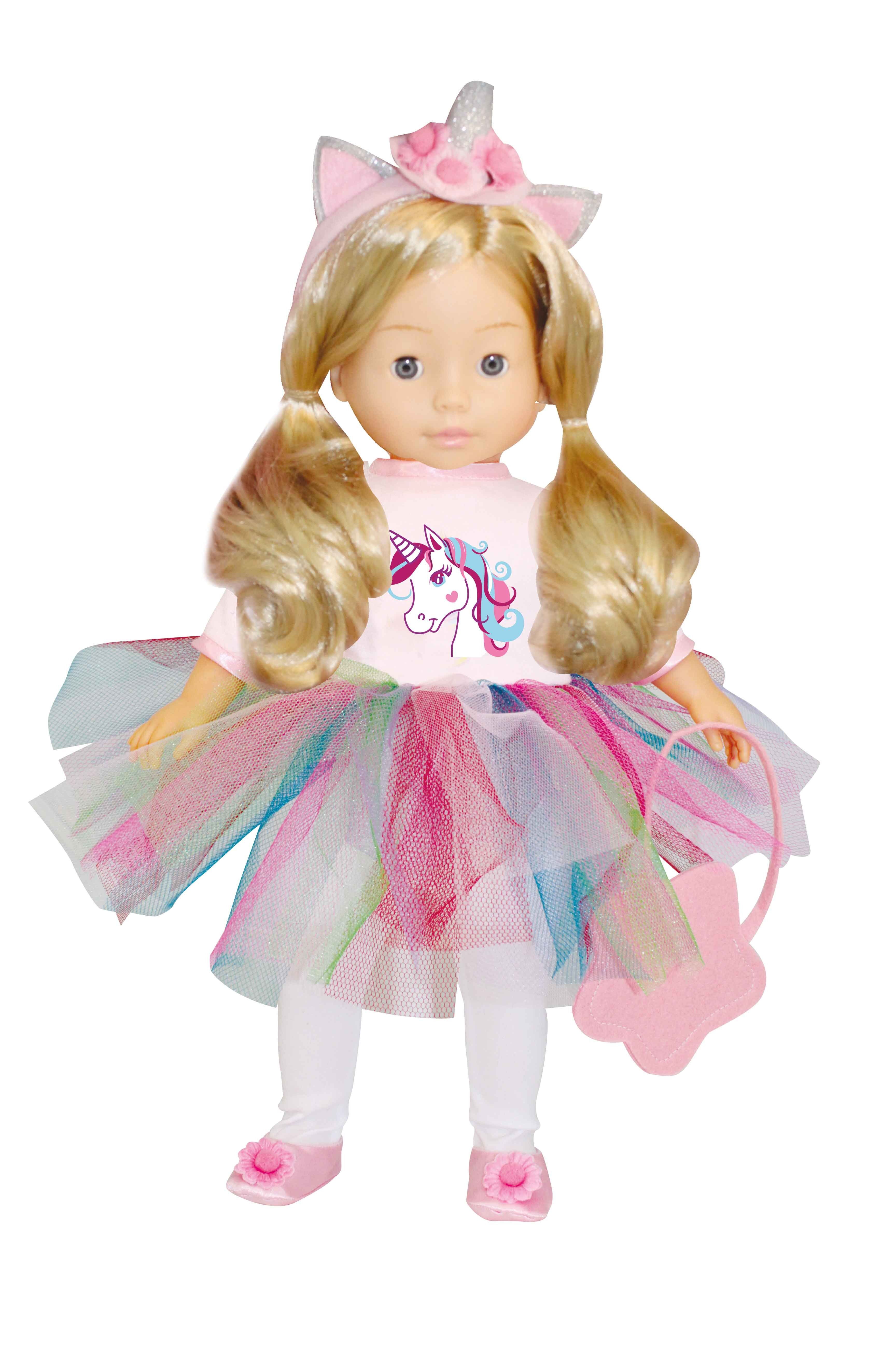 Bambola Molly Unicorn - Trucco e accessori - 40 cm