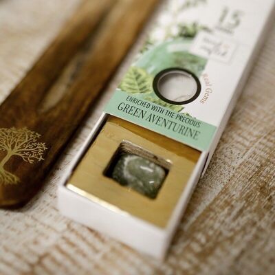Good Luck - Green Aventurine Gemstone Incense