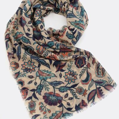 Bufanda de lana MARLENE – beige