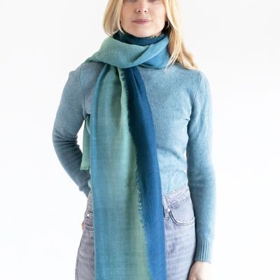 Sciarpa di lana ILVIE – blu