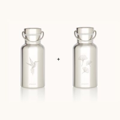 Gourdes isothermes Gaspajoe, modèle GROOVY 350 ml