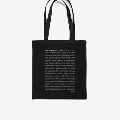 TOTEBAG YOU ARE ARCHI