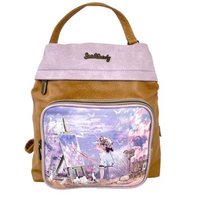 Sac à dos synthétique Sweet Candy avec motif poupée. B2B