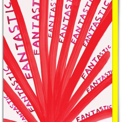 Tarjeta de cumpleaños divertida de David Shrigley - Fantástica