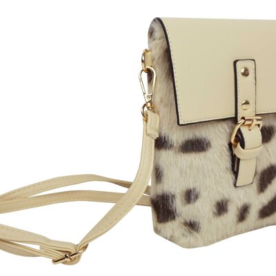 Petit sac bandoulière en fausse fourrure S0235