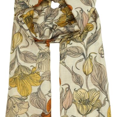 Floral print scarf YF6638