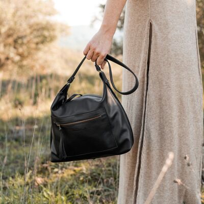 Bolso de Hombro y Bandolera de Cuero · DUNNA BIG ·