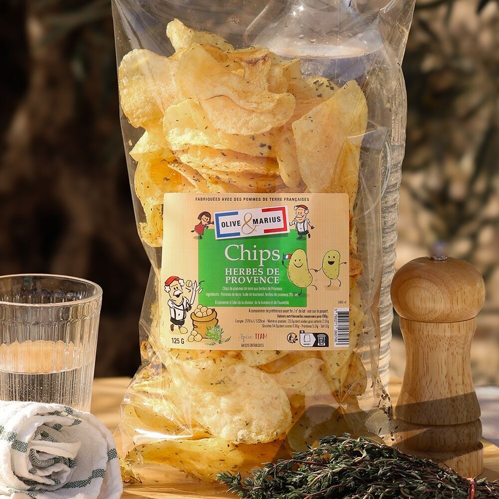 Chips mit Provence-Kräutern