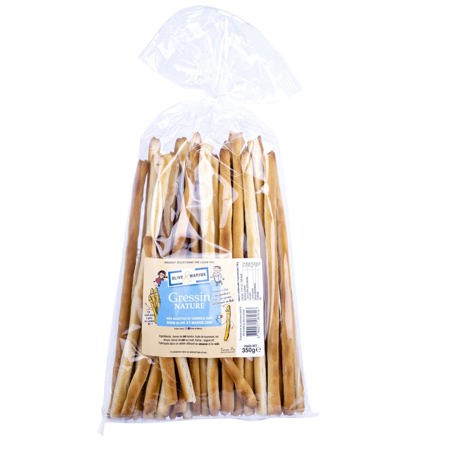 Buy wholesale Plain breadsticks 350g