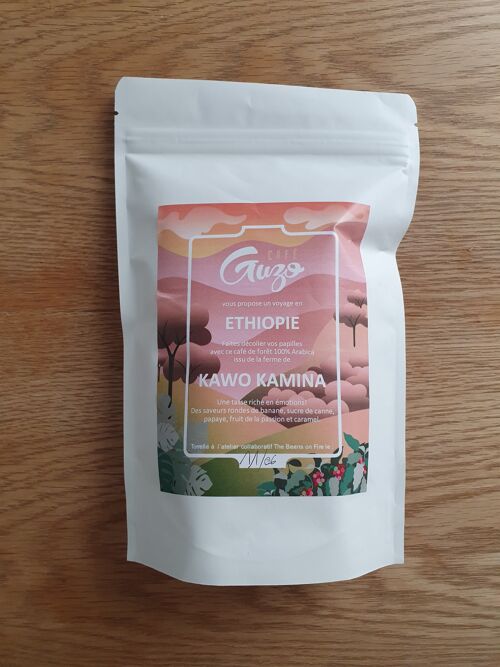 Sachet 1kg de café Ethiopie - Kawo Kamina / Café Guzo