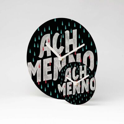 ACH MENNO Orologio da parete in MDF ⌀13cm